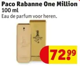 Kruidvat Paco Rabanne One Million aanbieding