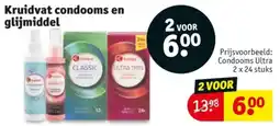 Kruidvat Kruidvat condooms en glijmiddel aanbieding