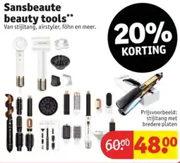 Kruidvat Sansbeaute beauty tools aanbieding