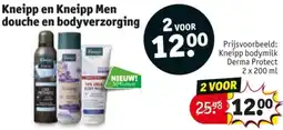 Kruidvat Kneipp en Kneipp Men douche en bodyverzorging aanbieding