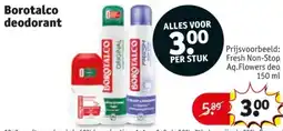 Kruidvat Borotalco deodorant aanbieding