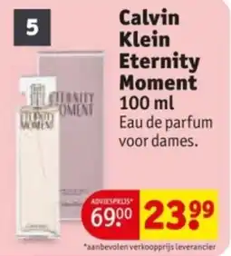 Kruidvat Calvin Klein Eternity Moment aanbieding