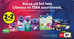 Kruidvat Keuze uit het hele Libresse en TENA assortiment aanbieding