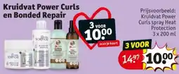 Kruidvat Kruidvat Power Curls en Bonded Repair aanbieding