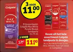 Kruidvat Keuze uit het hele assortiment Colgate tandpasta in doosjes. aanbieding