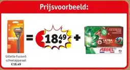 Kruidvat Gillette Fusion5 scheerapparaat aanbieding