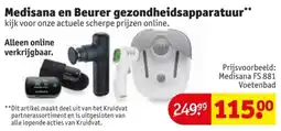 Kruidvat Medisana en Beurer Gezondheidsapparatuur aanbieding