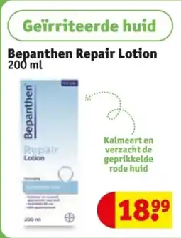 Kruidvat Bepanthen Repair Lotion aanbieding