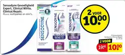 Kruidvat Sensodyne Gevoeligheid Expert, Clinical White, Clinical Repair. aanbieding