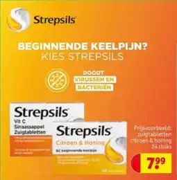 Kruidvat Strepsils Beginnende keelpijn? kies strepsils aanbieding