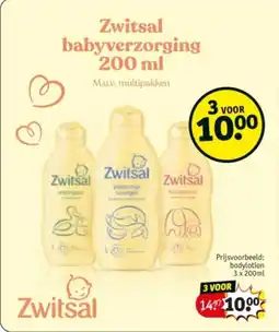 Kruidvat Zwitsal Babyverzorging aanbieding
