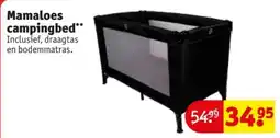 Kruidvat Mamaloes Campingbed aanbieding