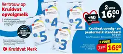 Kruidvat Kruidvat opvolg en peutermelk standaard aanbieding
