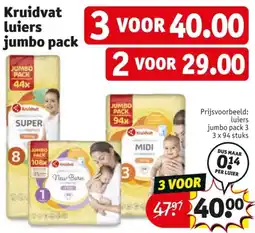 Kruidvat Kruidvat Luiers jumbo pack aanbieding