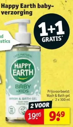 Kruidvat Happy Earth Babyverzorging aanbieding