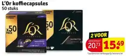 Kruidvat L'Or koffiecapsules aanbieding