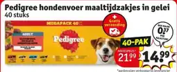 Kruidvat Pedigree hondenvoer maaltijdzakjes in gelei aanbieding