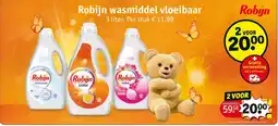 Kruidvat Robijn Wasmiddel Vloeibaar aanbieding