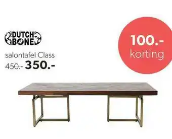 Wehkamp Salontafel Class 100.- Korting aanbieding