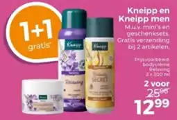 Trekpleister Kneipp en Kneipp men aanbieding