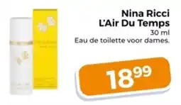 Trekpleister Nina Ricci L'Air Du Temps aanbieding