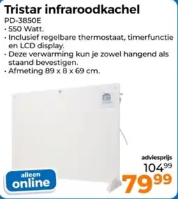 Trekpleister Tristar infraroodkachel PD-3850E aanbieding