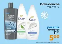Trekpleister Dove douche aanbieding