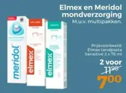 Trekpleister Elmex en Meridol mondverzorging aanbieding