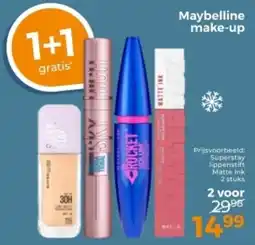 Trekpleister Maybelline make-up aanbieding