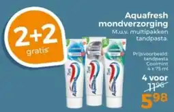 Trekpleister Aquafresh mondverzorging aanbieding