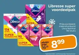 Trekpleister Libresse super voordeelpak aanbieding