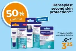 Trekpleister Hansaplast second skin protection aanbieding