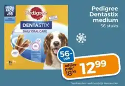Trekpleister Pedigree Dentastix medium aanbieding