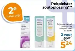 Trekpleister Trekpleister zoutoplossing aanbieding