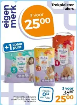 Trekpleister Trekpleister luiers aanbieding