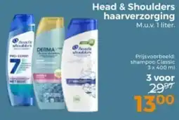Trekpleister Head & Shoulders haarverzorging aanbieding