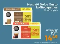 Trekpleister Nescafé Dolce Gusto koffiecapsules aanbieding