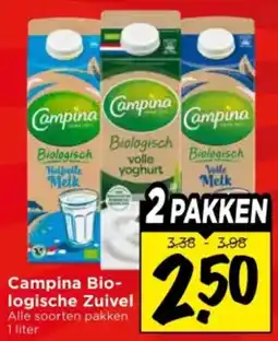 Vomar Voordeelmarkt Campina Biologische Zuivel aanbieding