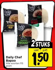 Vomar Voordeelmarkt Daily Chef Bapao aanbieding