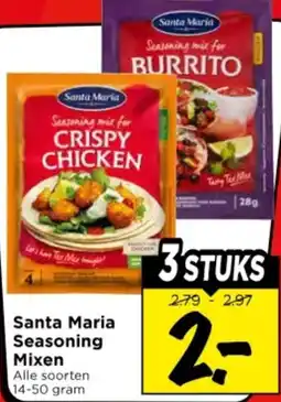 Vomar Voordeelmarkt Santa Maria Seasoning Mixen aanbieding
