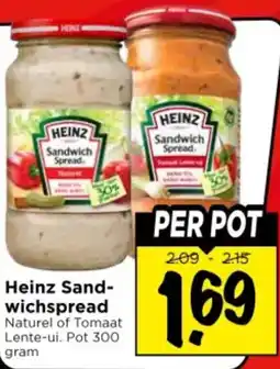 Vomar Voordeelmarkt Heinz Sandwichspread aanbieding