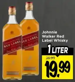 Vomar Voordeelmarkt Johnnie Walker Red Label Whisky aanbieding
