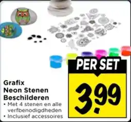Vomar Voordeelmarkt Grafix Neon Stenen Beschilderen aanbieding