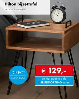 Woonsquare Hilton bijzettafel aanbieding