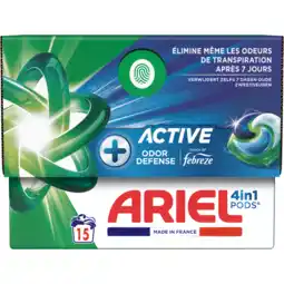 Jumbo Ariel All-in-1 Pods Wasmiddel +Actief 15 Wasbeurten aanbieding