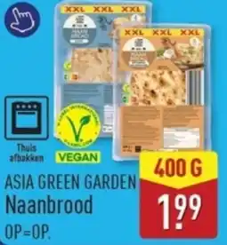 ALDI Asia green garden Naanbrood aanbieding