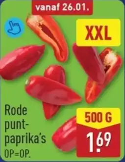 ALDI Rode puntpaprika's aanbieding
