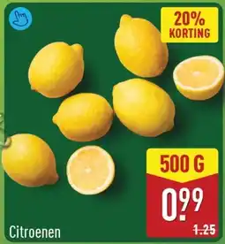 ALDI Citroenen aanbieding