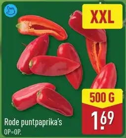 ALDI Rode puntpaprika's aanbieding