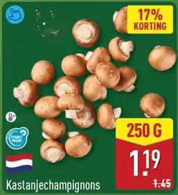 ALDI Kastanjechampignons aanbieding